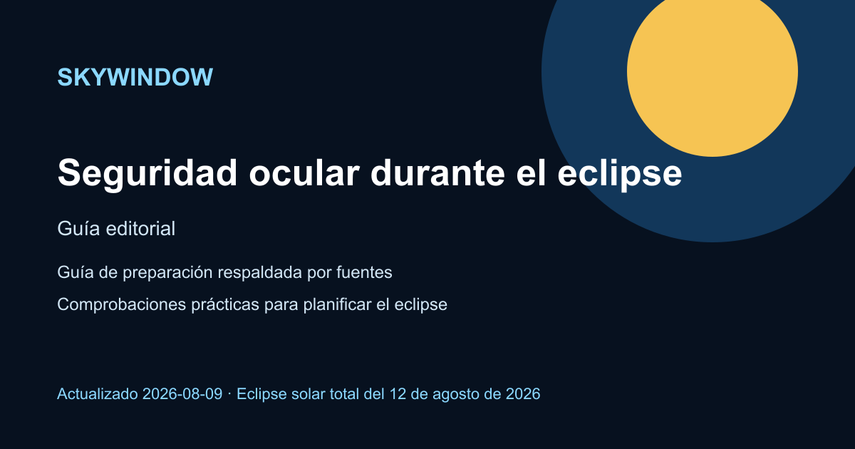 Ilustración editorial: Gafas para el eclipse solar: cómo comprobarlas